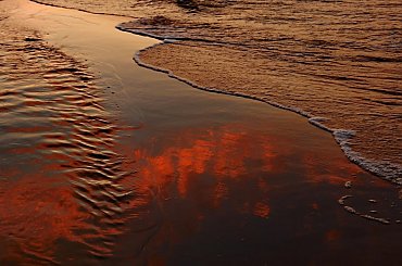 ech, ta zorza... #zorza #zachód #morze