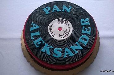 Płyta winylowa #PłytaWinylowa #longplej #płyta #TortyOklicznościowe #tort #torty