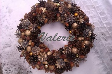Wianek świąteczny, moja praca #BożeNarodzenie #krakow #rękodzieło #stroik #wieniec
