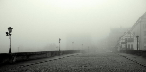 Gdańsk - Stare Miasto #Mgła #architektura
