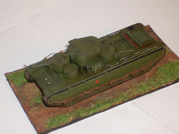 T-35 1/100 Zvezda #czołg #modelarstwo #zvezda #modele