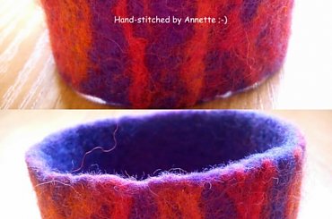 2014.11.29 - lekcja ósma - filcowanie na mokro, bransoletka #bransoletka #filcowanie #FilcowanieNaMokro