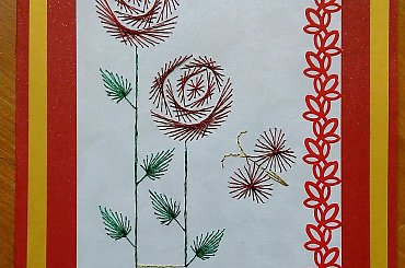 Obrazki z szycia wzięte - na podstawie wzoru ze stitchingcards.com #fantagiro7 #HaftMatematyczny #ObrazkiZSzyciaWzięte