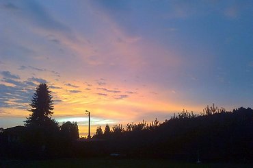 Piękny zachód słońca #ZachódSłońca #wieczór #piękno